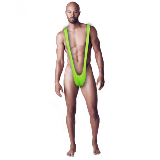 Mankini tamanho único . Composição 95% Poliéster, 5% Elastano. 
