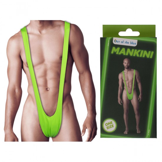 Mankini tamanho único . Composição 95% Poliéster, 5% Elastano. 