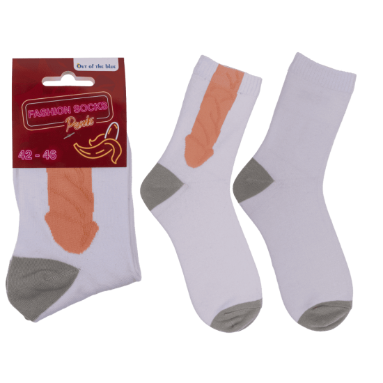 Meias Brancas Penis OS