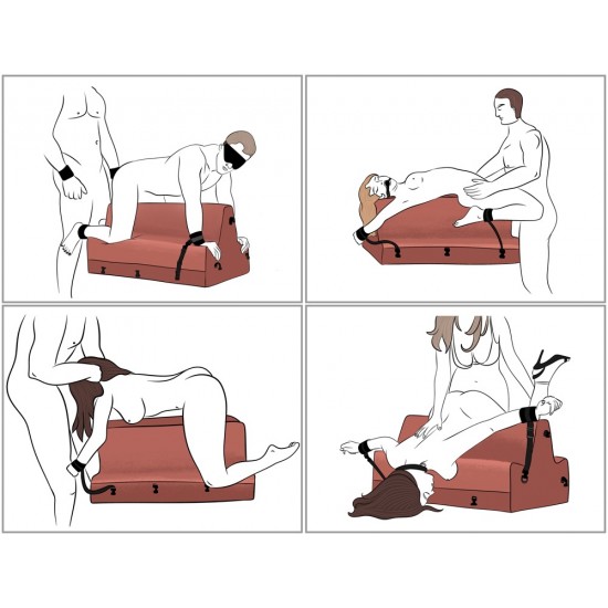 Brincadeiras sensuais, mas confortáveis!O Banco de Bondage Steed da Liberator inclui uma venda, algemas e tornozeleiras. Este banco exclusivo se encaixa discretamente em qualquer ambiente. Seu formato ergonômico proporci