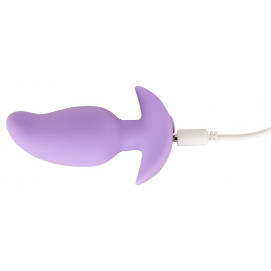 A superfície macia de silicone do Mini Plug Anal Vibratório é uma delícia para a pele. O encaixe ergonômico em formato de âncora garante um ajuste perfeito e seguro para máxima segurança e conforto – e uma remoção prazer