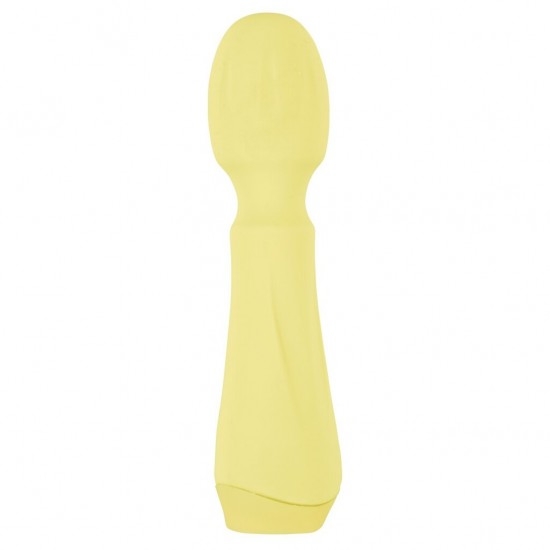 Mini varinha de massagem da 4ª geração de CutiesVibrações fortes e profundas em 10 modosBotão de pedra preciosa cintilante em forma de coraçãoCabeça de massagem móvelDesign purista com nervurasSilicone com textura Soft T