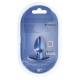 Anal Plug Suave Silicone - S - Metallic Blue O Plug Anal Pequeno Ouch! de 6,5 cm, com sua linda cor metálica, é único. Seja sozinho ou com seu parceiro, explore novos prazeres com estes lindos plugs de silicone macio Ouch!