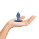 Anal Plug Suave Silicone - S - Metallic Blue O Plug Anal Pequeno Ouch! de 6,5 cm, com sua linda cor metálica, é único. Seja sozinho ou com seu parceiro, explore novos prazeres com estes lindos plugs de silicone macio Ouch!