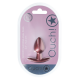 O Plug Anal Pequeno Ouch! de 6,5 cm, com sua linda cor metálica, é único. Seja sozinho ou com seu parceiro, explore novos prazeres com estes lindos plugs de silicone macio Ouch!
