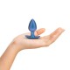 Anal Plug Suave Silicone - M - Metallic Blue O Plug Anal Médio Ouch! de 3,1'' / 7,9 cm, com sua linda cor metálica, é único. Seja sozinho ou com seu parceiro, explore novos prazeres com estes lindos plugs de silicone macio Ouch!