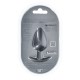 O Plug Anal Grande Ouch! de 3,5'' / 8,9 cm, com sua linda cor metálica, é único. Seja sozinho ou com seu parceiro, explore novos prazeres com estes lindos plugs de silicone macio Ouch!