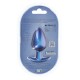 Anal Plug Suave Silicone - L - Metallic Blue O Plug Anal Grande Ouch! de 3,5'' / 8,9 cm, com sua linda cor metálica, é único. Seja sozinho ou com seu parceiro, explore novos prazeres com estes lindos plugs de silicone macio Ouch!