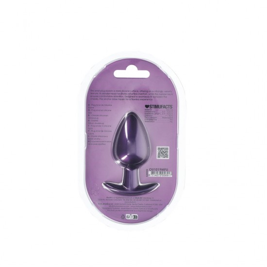 O plug anal grande Ouch! de 8,9 cm (3,5"), com sua linda cor metálica, é único em sua categoria. Seja para uso individual ou com seu parceiro(a), explore novos prazeres com estes belos plugs de silicone macio da Ouch!.