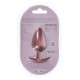 O Plug Anal Grande Ouch! de 3,5'' / 8,9 cm, com sua linda cor metálica, é único. Seja sozinho ou com seu parceiro, explore novos prazeres com estes lindos plugs de silicone macio Ouch!