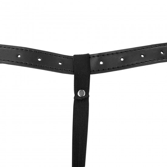 Esta Tanga de Castidade OUCH! Xtreme em Couro PU com Detalhe de Corrente é ideal para se entregar a fantasias fetichistas, práticas BDSM ou dramatizações, seja em festas ou no quarto com seu parceiro. Sinta-se empoderada