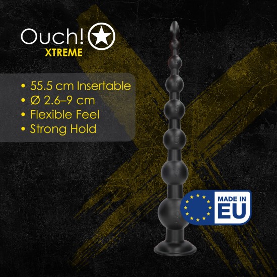O Dominant Drill é um plug anal de tamanho generoso, fabricado na Europa, com um design caracterizado por esferas numeradas de diâmetro crescente, projetado para oferecer uma intensidade única a cada uso, transformando c