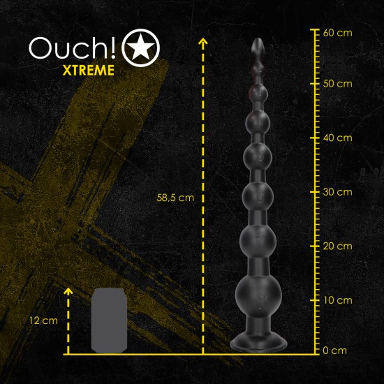 O Dominant Drill é um plug anal de tamanho generoso, fabricado na Europa, com um design caracterizado por esferas numeradas de diâmetro crescente, projetado para oferecer uma intensidade única a cada uso, transformando c