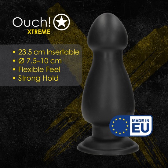 Overdrive é um plug anal de tamanho generoso, fabricado na Europa e projetado para verdadeiros apreciadores. Com seu design sinuoso, caracterizado por uma ponta arredondada e diâmetro crescente, o Overdrive foi concebido