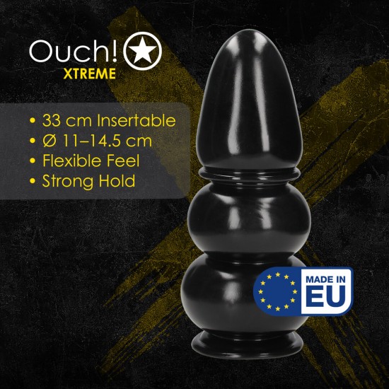 O Ultra Collosus é um plug anal de tamanho generoso, fabricado na Europa, perfeito para uma experiência extrema e inesquecível. Com seu design imponente e sinuoso, o Ultra Collosus apresenta uma ponta arredondada e três
