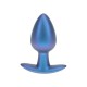 Anal Plug Suave Silicone - M - Metallic Blue O Plug Anal Médio Ouch! de 3,1'' / 7,9 cm, com sua linda cor metálica, é único. Seja sozinho ou com seu parceiro, explore novos prazeres com estes lindos plugs de silicone macio Ouch!