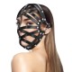 Esta Máscara de Couro é uma adição essencial à coleção de qualquer amante de BDSM! É confeccionada em couro PU premium para maior durabilidade e estilo. Fácil de usar e manter, com uma fivela prática para ajuste de taman