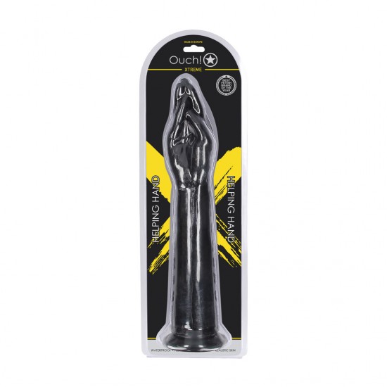 Helping Hand é um dildo em formato de mão com antebraço, fabricado na Europa, ideal para fisting extremo, perfeito para uma experiência ousada e sem concessões. Possui um design realista, estrutura semirrígida com leve f