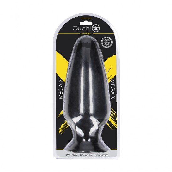 Mega X é um plug anal de tamanho generoso, fabricado na Europa, projetado para verdadeiros apreciadores. Com seu design imponente e sinuoso, o Mega X é perfeito para quem busca uma estimulação intensa e envolvente. A pon