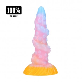 Rainbow Kraken - Silicone Butt Plug
