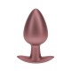 O Plug Anal Grande Ouch! de 3,5'' / 8,9 cm, com sua linda cor metálica, é único. Seja sozinho ou com seu parceiro, explore novos prazeres com estes lindos plugs de silicone macio Ouch!