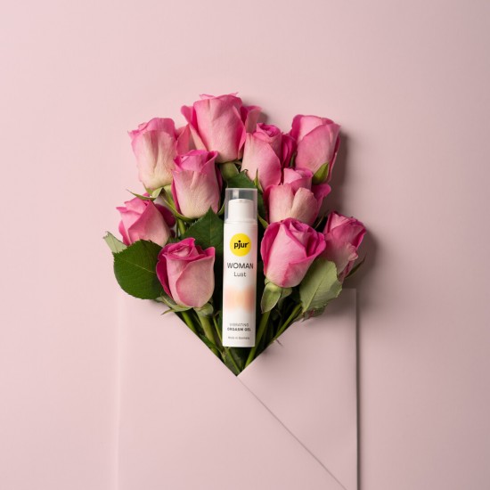 Estimulação clitoriana em um frasco: pjur WOMAN Lust oferece às mulheres a capacidade de controlar o orgasmo e apimentar a vida sexual. Fórmula à base de água também adequada para uso com brinquedos eróticos.Até 15 minut
