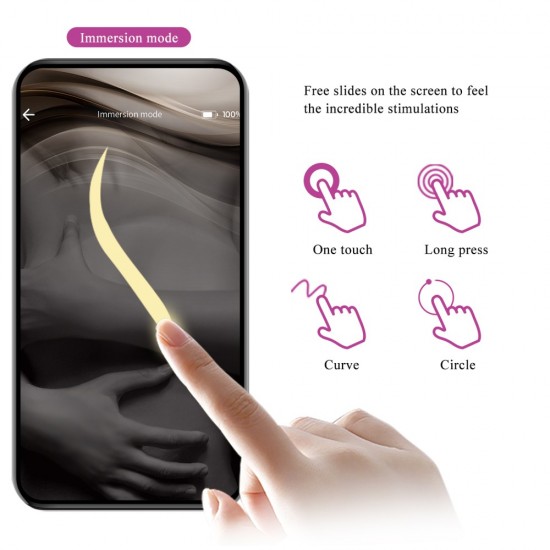 O vibrador em formato de ovo é feito de silicone totalmente à prova d'água para facilitar a limpeza, além de proporcionar diversão intensa e molhada no chuveiro ou na banheira, usando o seu telemóvel ou o do seu par