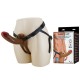 Assuma o controle e satisfaça seu(sua) parceiro(a) na cama com o vibrador oco com arnês da PRETTYLOVE! As alças de nylon ajustáveis ​​facilitam a colocação do arnês e o ajuste perfeito na cintura antes de começar a brinc