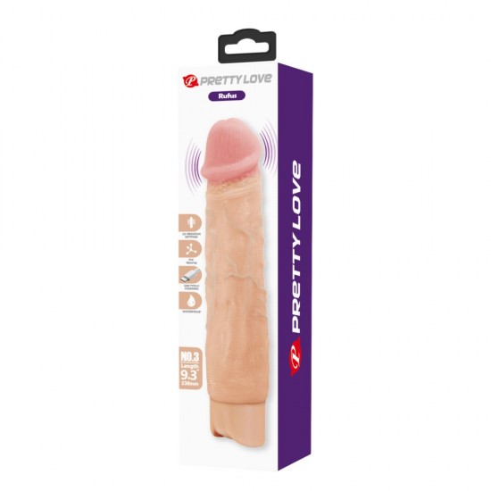 Este vibrador realista proporciona um prazer incrível para ela! Parece um pênis de verdade, é longo e grosso, com um motor potente e uma glande realista. Possui um design e funções simples e clássicas, é recarregável via