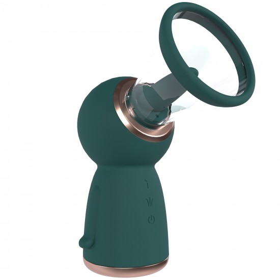 Exquisite - Bomba de Vulva e Seios recarregável - Verde Bombeie para aumentar o volume e garantir que suas áreas sensíveis estejam com a melhor aparência possível com a bomba EXQUISITE Vulva & Breast da Shots. Esta bomba de alta qualidade usa sucção a vácuo rápida e efici