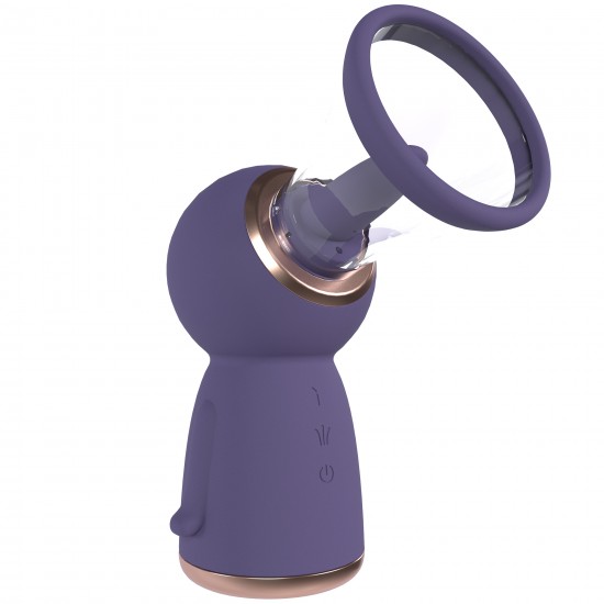 Exquisite - Bomba de vulva e tira-leite recarregável - Roxo Bombeie para aumentar o volume e garantir que suas áreas sensíveis estejam com a melhor aparência possível com a bomba EXQUISITE Vulva & Breast da Shots. Esta bomba de alta qualidade usa sucção a vácuo rápida e efici