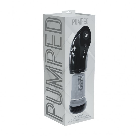 O masturbador StrokeMate oferece amplas possibilidades para você se divertir. A capa macia garante uma experiência confortável. Surpreenda-se a cada vez com o tamanho que você pode alcançar! Com o toque de um botão, o ma