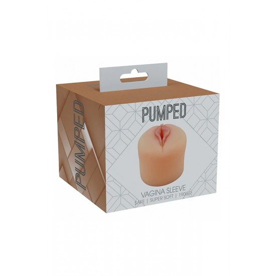 A capa para bomba vaginal Shots Toys Pumped Vagina Pump Sleeve é ​​um acessório macio e realista, projetado para aumentar o conforto e melhorar a vedação dos cilindros de bomba PUMPED compatíveis. Com uma entrada vaginal