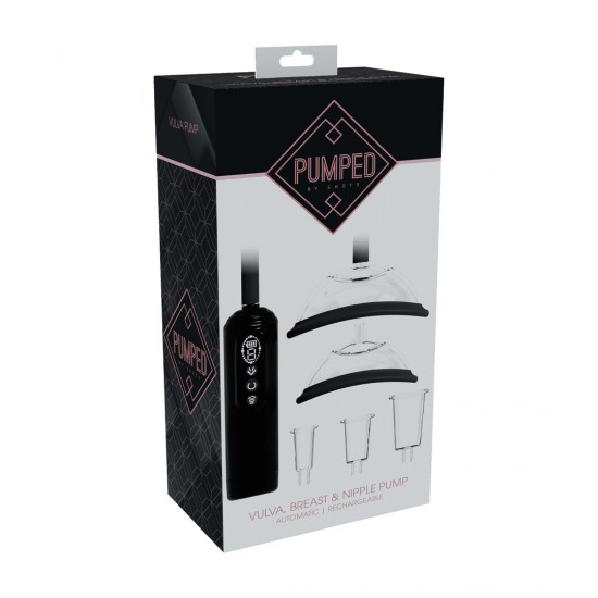 Use esta bomba automática e recarregável para aumentar o fluxo sanguíneo para suas zonas mais sensíveis e intensificar a excitação. Escolha entre os dois tamanhos de ventosa incluídos, posicione-a sobre a vulva ou os sei