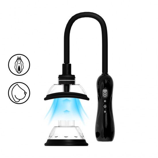 Use esta bomba automática e recarregável para aumentar o fluxo sanguíneo para as suas zonas mais sensíveis e intensificar a excitação. Escolha entre os dois tamanhos de ventosa incluídos, posicione-a sobre a vulva ou o s
