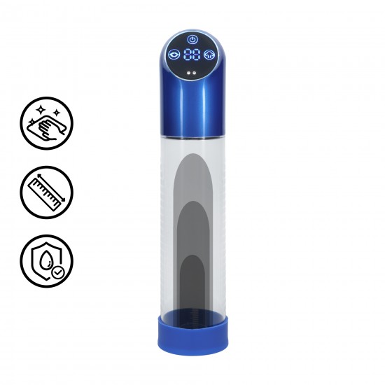 Esta bomba à prova d'água de alta qualidade oferece amplas possibilidades de crescimento em ambas as direções! A manga de inserção é feita de silicone macio, garantindo uma experiência confortável. Surpreenda-se a cada v