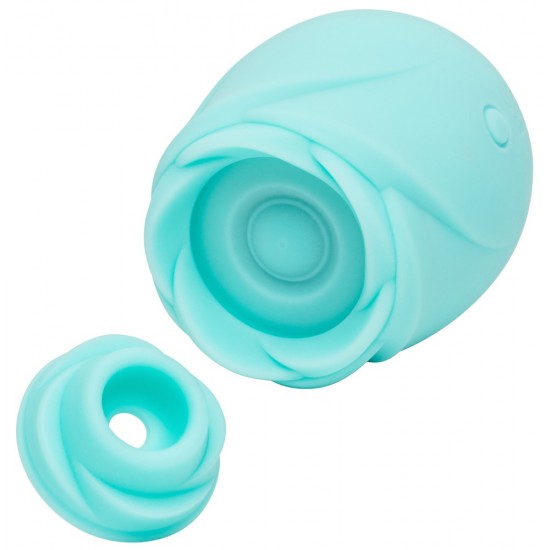 Pulsador com tecnologia Pleasure AirEm um design elegante de botão de rosaBrilha no escuroOrgasmos clitorianos intensos em um instante.Sem dessensibilização/superestimulação10 níveis de intensidade com o toque de um botã