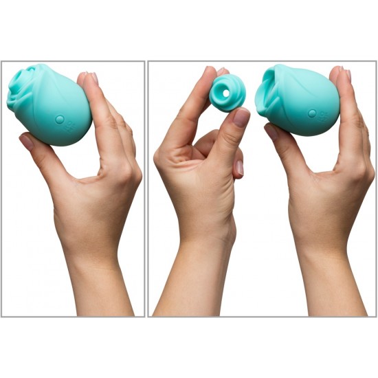 Pulsador com tecnologia Pleasure AirEm um design elegante de botão de rosaBrilha no escuroOrgasmos clitorianos intensos em um instante.Sem dessensibilização/superestimulação10 níveis de intensidade com o toque de um botã