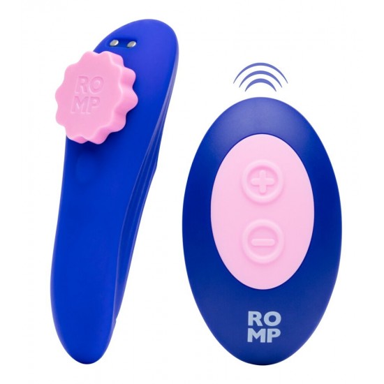 Vibrador de calcinha com clipe magnéticoControle remoto prático7 modos de vibração silenciososPode ser usado discretamente em calcinhasSilicone macio e aveludadoRecarregável – inclui um cabo USB Festa íntima para levar!O