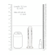 Dildo Realistico com ventosa - 6" Pronto para um orgasmo CRISTALINO? Alcance o seu clímax com estilo com estes dildos transparentes e de formato bonito. Este dildo consegue ver através de si e sabe exatamente como gosta dele. Este dildo é adequado para u