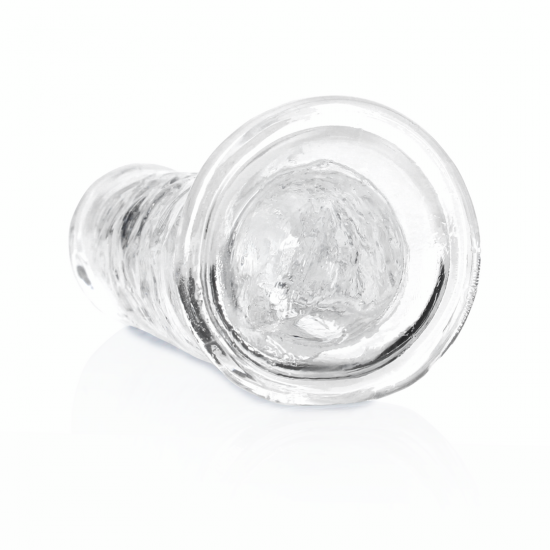 Dildo Realistico com Ventosa - 7" Pronto para um orgasmo CRISTALINO? Alcance o seu clímax com estilo com estes dildos transparentes e de formato bonito. Este dildo consegue ver através de si e sabe exatamente como gosta dele. Este dildo é adequado para u