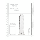Dildo Realistico com Ventosa - 7" Pronto para um orgasmo CRISTALINO? Alcance o seu clímax com estilo com estes dildos transparentes e de formato bonito. Este dildo consegue ver através de si e sabe exatamente como gosta dele. Este dildo é adequado para u