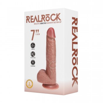 Realista com Vibração - 7" / 18 cm - Moreno