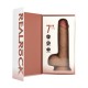 Divirta-se ao máximo com este dildo vibratório firme e macio ao toque, da RealRock®. Suas veias realistas de aparência natural no eixo, combinadas com o tamanho certo e design semelhante à pele, dão a você estimulação ex