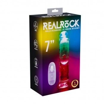 LED Vib Straight Cock - 7 / 18 cm 