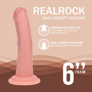 Dual Density Silicone Curved Realistic Dildo - 6