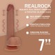 Este vibrador de silicone de dupla densidade oferece o equilíbrio perfeito entre realismo e conforto, graças à sua inovadora construção de duas camadas. O núcleo interno firme proporciona uma sensação sólida e satisfatór
