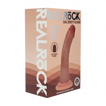 Dual Density Silicone Curved Realistic Dildo - 6