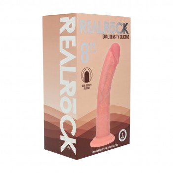 Dual Density Silicone Curved Realistic Dildo - 8
