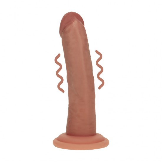 Este vibrador de silicone de dupla densidade oferece o equilíbrio perfeito entre realismo e conforto, graças à sua inovadora construção de duas camadas. O núcleo interno firme proporciona uma sensação sólida e satisfatór